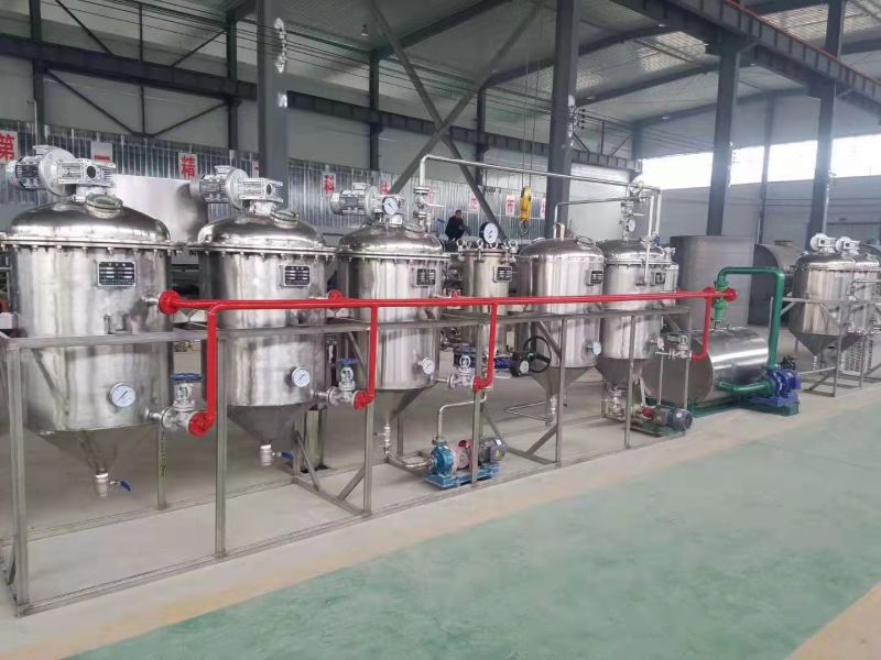 全不锈钢500kg核桃油精炼设备