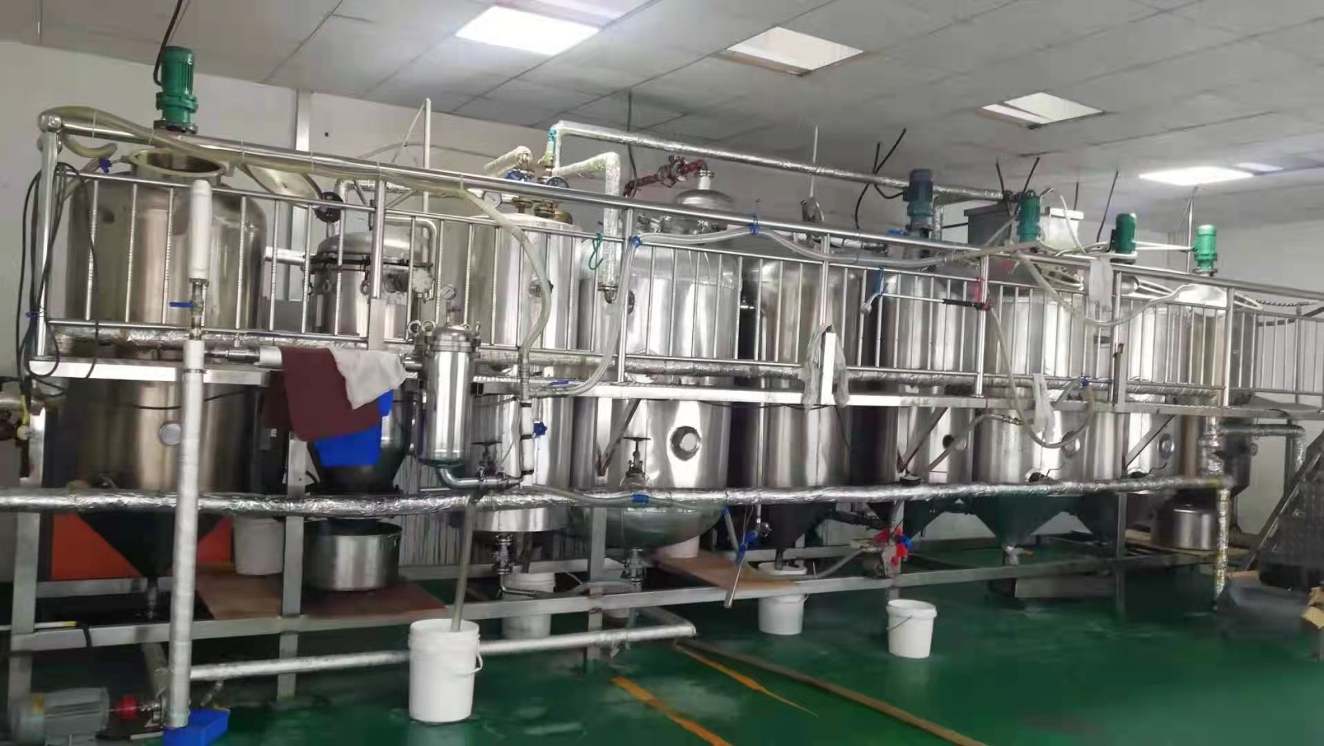 杭州1吨不锈钢菜籽油精炼设备